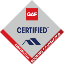 GAF Certified Residential Roofing Contractor badge
